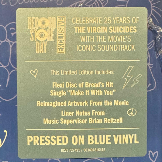 Various : The Virgin Suicides (Music From The Motion Picture) (LP, Comp, RE + Flexi, 7", S/Sided + RSD, Ltd, Blu)
