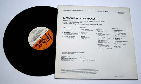 Johnny Roos : Memories Of The Manor (LP)