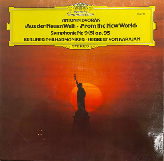 Antonín Dvořák - Berliner Philharmoniker · Herbert von Karajan : »Aus Der Neuen Welt« = »From The New World« - Symphonie Nr. 9 (5) Op. 95 (LP)