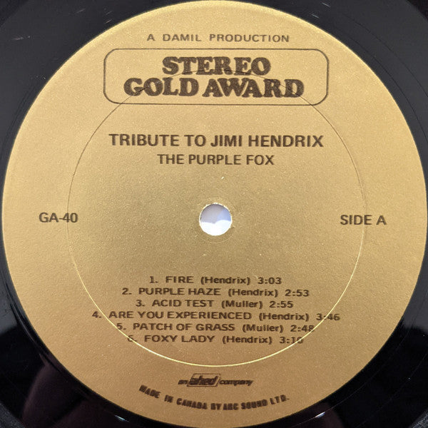 The Purple Fox : Tribute To Jimi Hendrix (LP)