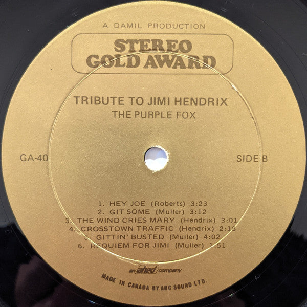 The Purple Fox : Tribute To Jimi Hendrix (LP)