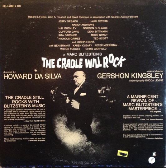Marc Blitzstein : The Cradle Will Rock (Original Cast) (2xLP)