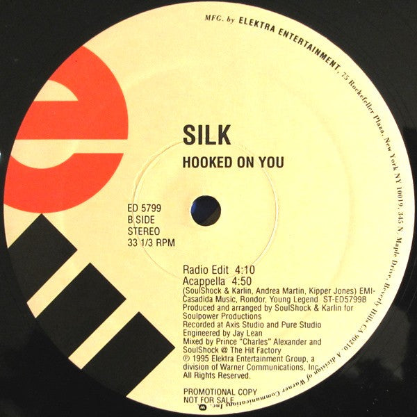 Silk (4) : Hooked On You (12", Promo)