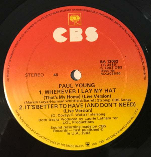 Paul Young : Love Of The Common People (Extended Club Mix) (12", Single)