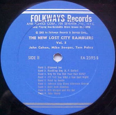 The New Lost City Ramblers : Volume 5 (LP)