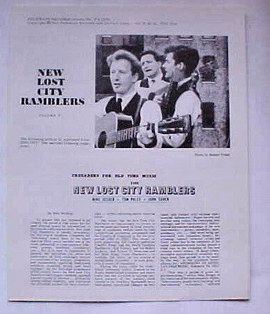 The New Lost City Ramblers : Volume 5 (LP)