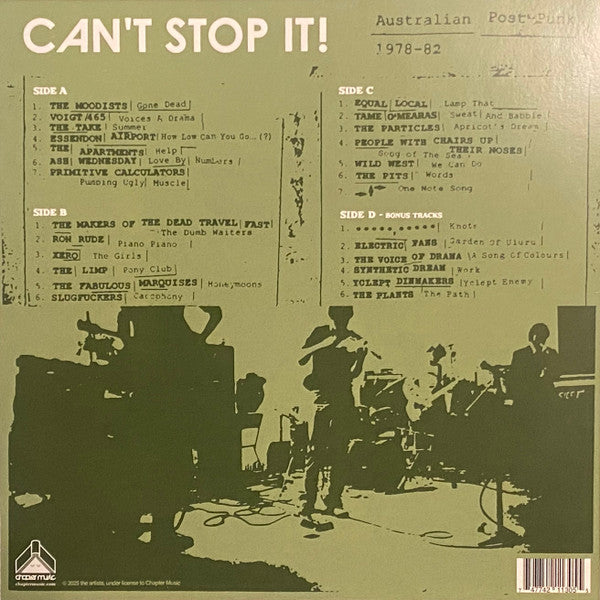 Various : Can't Stop It! Australian Post-Punk 1978-82 (2xLP, Comp, Dlx)