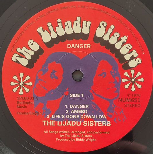 Lijadu Sisters : Danger (LP, Album, RE)