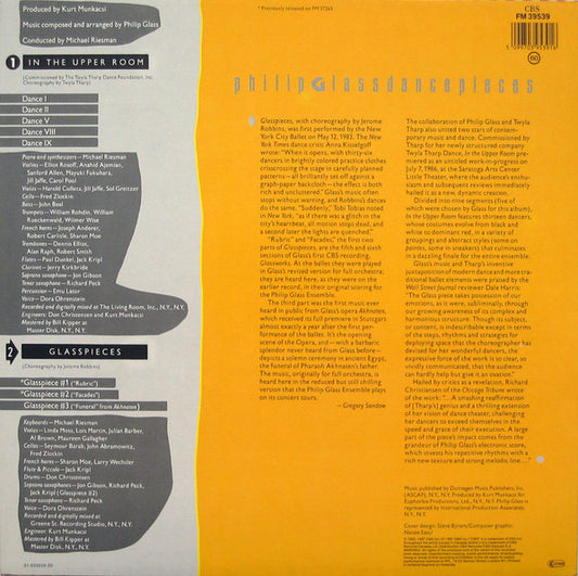 Philip Glass : DancePieces (LP, Album)