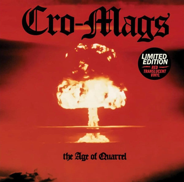 Cro-Mags : The Age Of Quarrel (LP, Album, Ltd, RE, Red)