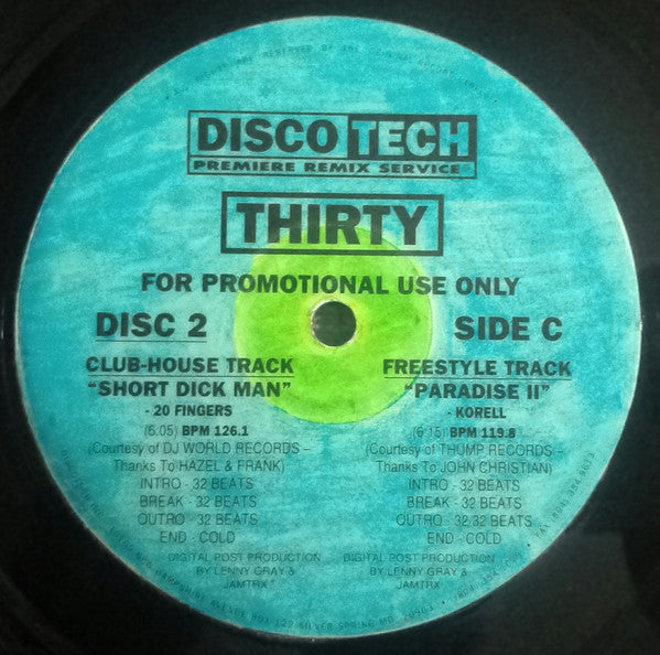 Various : DiscoTech Thirty (3x12", Comp, Promo)