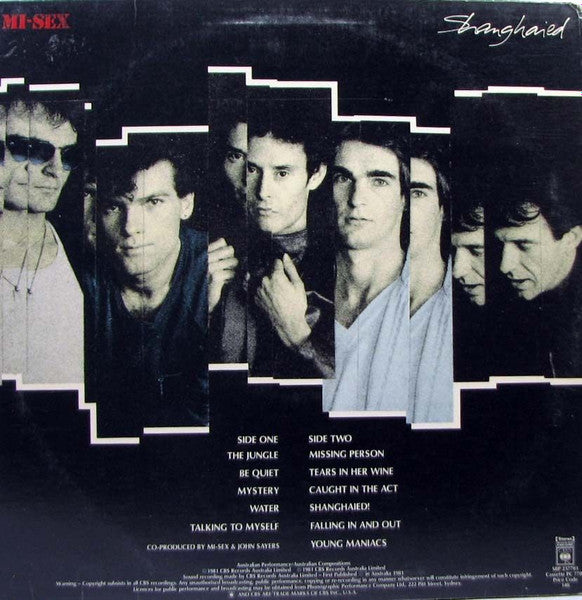 Mi-Sex : Shanghaied (LP, Album)
