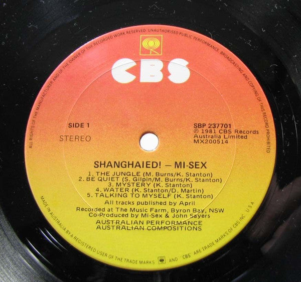 Mi-Sex : Shanghaied (LP, Album)