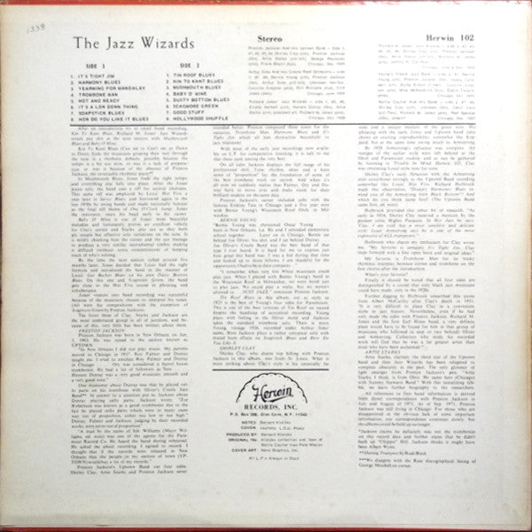 Various : The Jazz Wizards Volume 1 (LP, Comp)