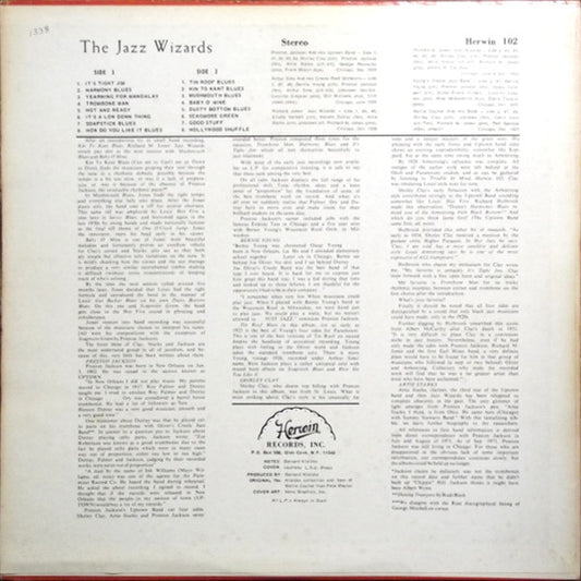 Various : The Jazz Wizards Volume 1 (LP, Comp)