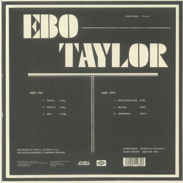 Ebo Taylor : Ebo Taylor (LP, Album, RE)