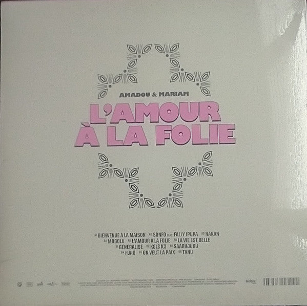 Amadou & Mariam : L'Amour À La Folie (LP, Album)
