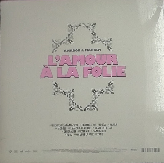 Amadou & Mariam : L'Amour À La Folie (LP, Album)
