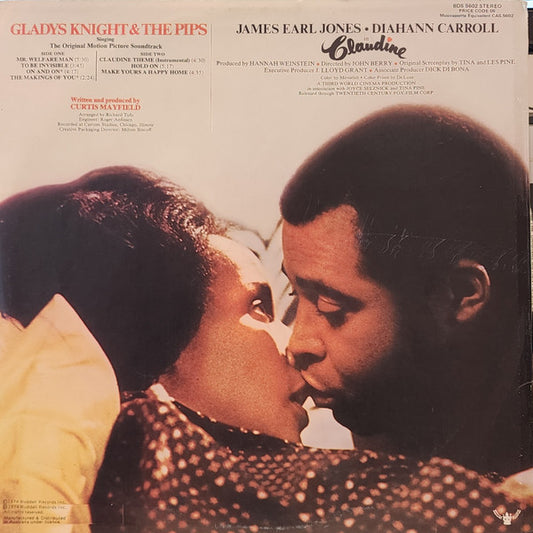 Gladys Knight & The Pips* : Singing The Original Motion Picture Soundtrack: Claudine (LP, Album)