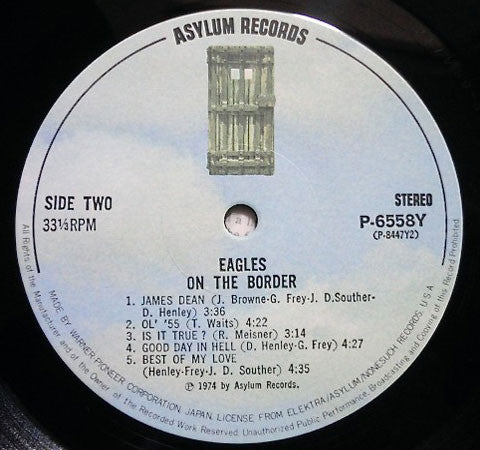 Eagles : On The Border (LP, Album, RE)