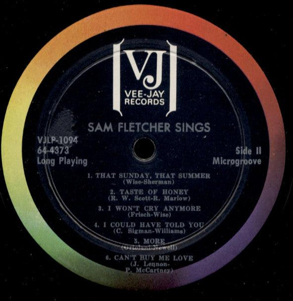 Sam Fletcher : Sam Fletcher Sings (I Believe In You) (LP, Album, Mono)
