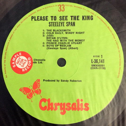Steeleye Span : Please To See The King (LP, Album, RE)
