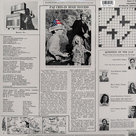 Jefferson Airplane : Volunteers (LP, Album, RE)