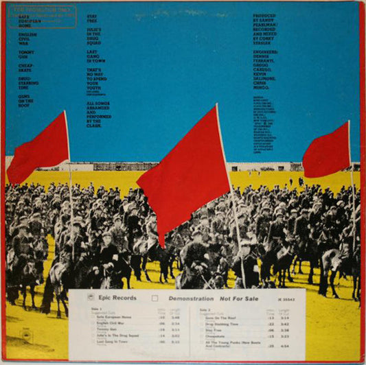 The Clash : Give 'Em Enough Rope (LP, Album, Promo, Ter)