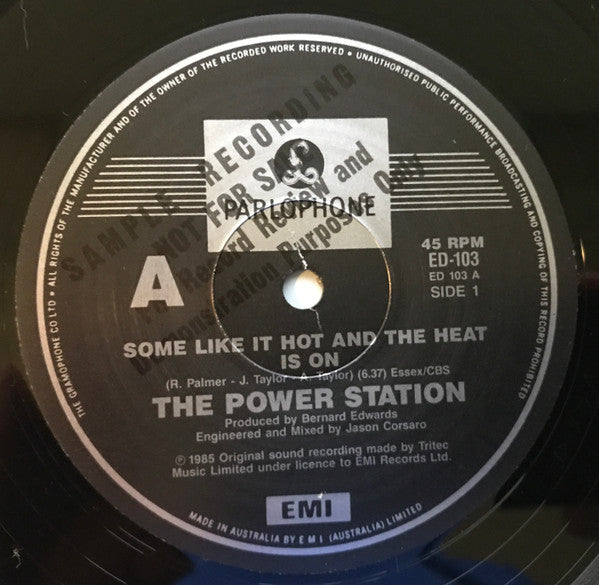 The Power Station : Some Like It Hot (12")