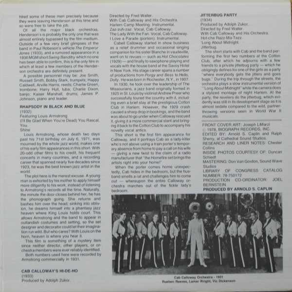 Various : Legendary Black Jazz Stars In Their First Films (LP, Comp)