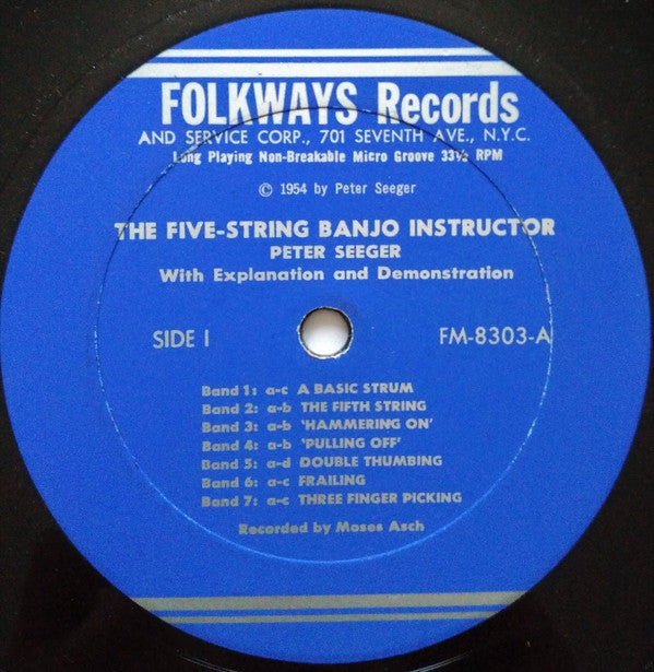 Pete Seeger : How To Play The 5-String Banjo (LP, Album, Boo + Box)
