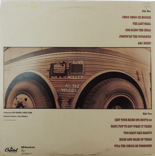 Asleep At The Wheel : Served Live (LP, Album)