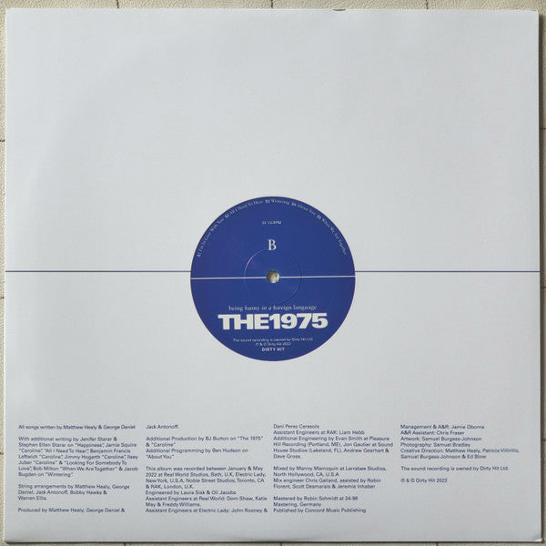 The 1975 : Being Funny In A Foreign Language (LP, Album, RP, Cle)