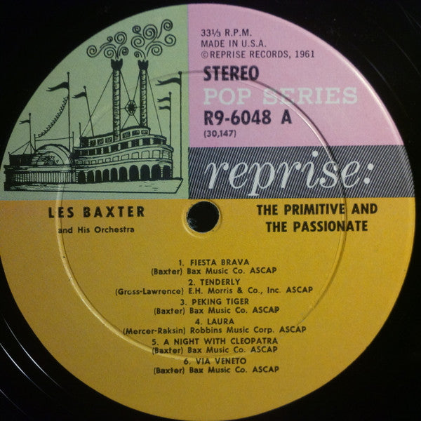 Les Baxter & His Orchestra : The Primitive And The Passionate (LP, Album)