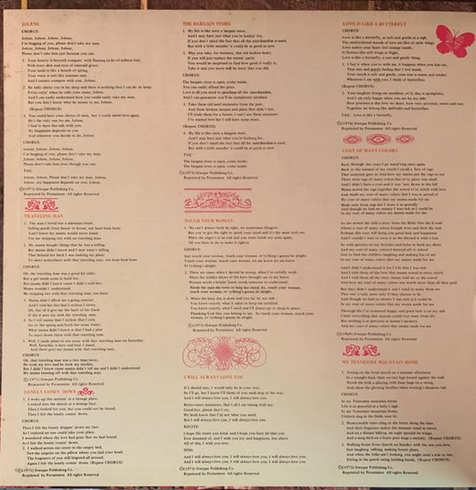 Dolly Parton : Best Of Dolly Parton (LP, Comp, RE, Ind)