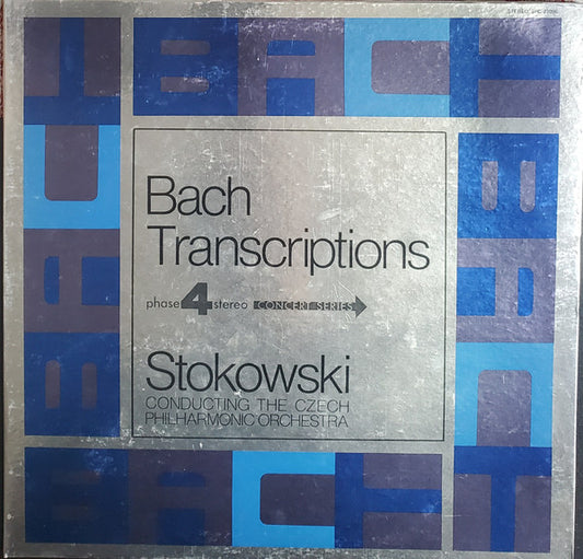 Leopold Stokowski Conducting The Czech Philharmonic Orchestra : Bach Transcriptions (LP, Album)