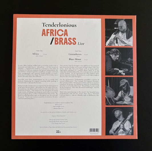 Tenderlonious : Africa / Brass Live (LP, Album)