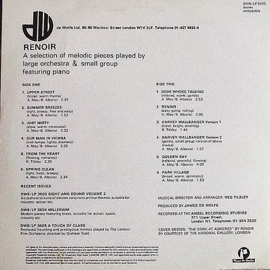 Andrew May (2) / Brian Alberici : Renoir (LP)