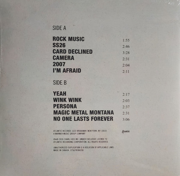 Charli XCX : Music, Fashion, Film (LP, Album)