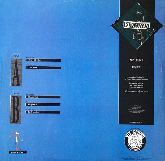 Alpha Town : Runaway (12")