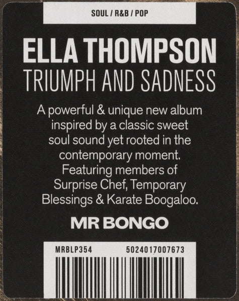 Ella Thompson : Triumph And Sadness (LP, Album)
