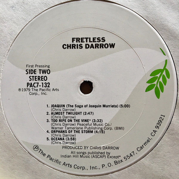 Chris Darrow : Fretless (LP, Album)