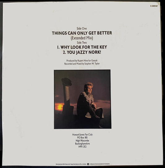 Howard Jones : Things Can Only Get Better (Extended Mix) (12")