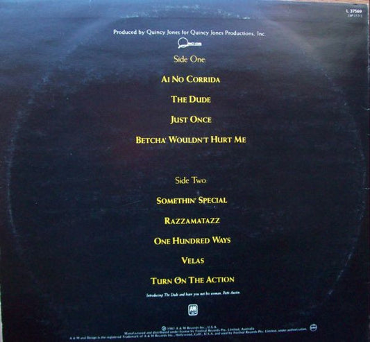 Quincy Jones : The Dude (LP, Album)