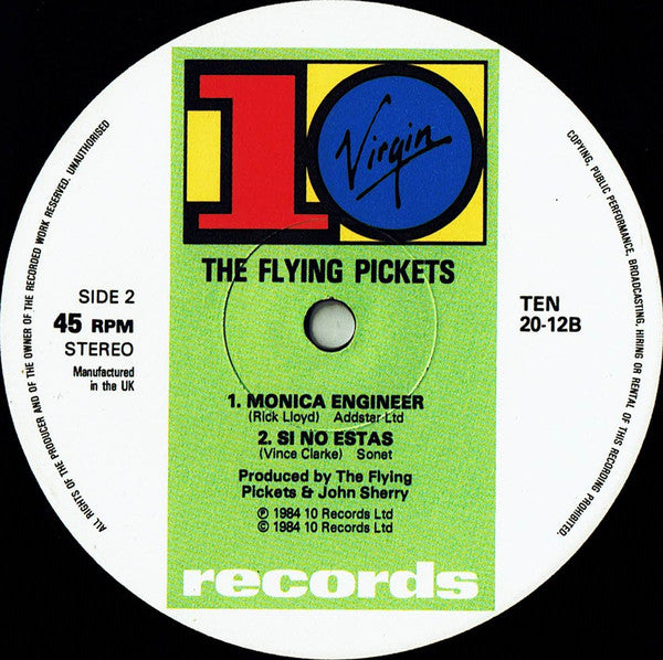 The Flying Pickets : When You're Young & In Love (12", Single)