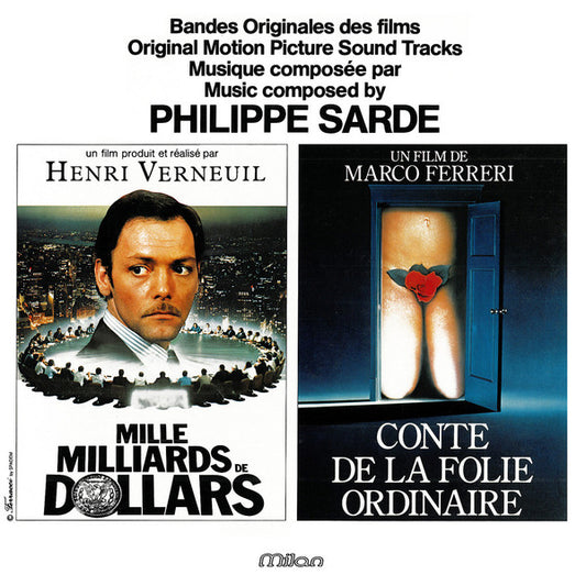 Philippe Sarde : Mille Milliards De Dollars / Conte De La Folie Ordinaire (Bandes Originales Des Films) (LP, Album)