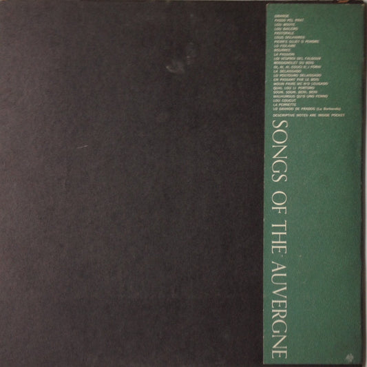Lucie De Vienne Blanc : Songs Of The Auvergne (LP, Album)