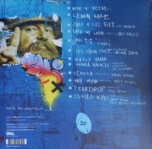 DJ Vadim : Don't Be Scared (2xLP, Album)