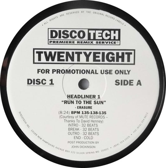 Various : DiscoTech TwentyEight (3x12", Comp, Promo)
