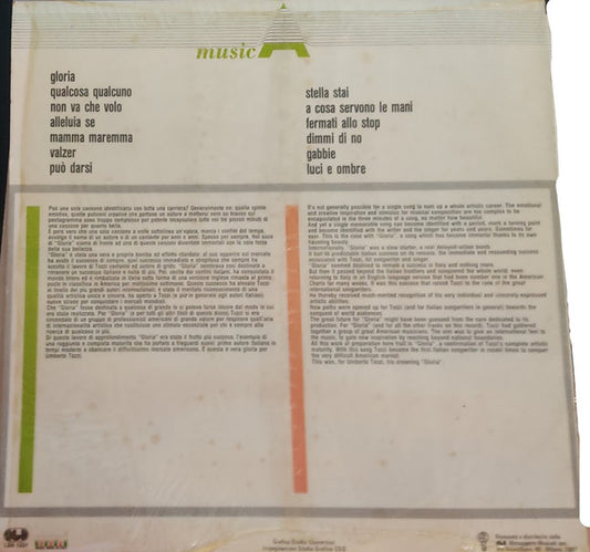 Umberto Tozzi : Gloria (LP, Comp)